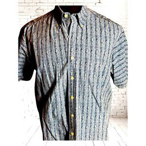 Maui Trading Company Men's Size L Short Sleeve Button Down collar